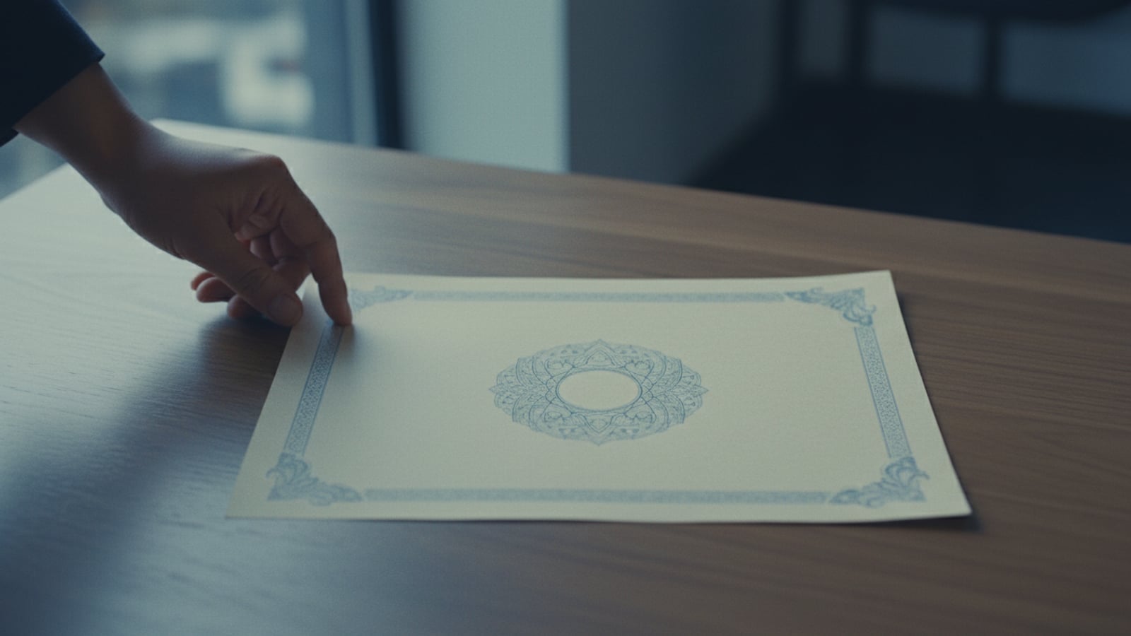 Cyber Essentials certification on a printed page.