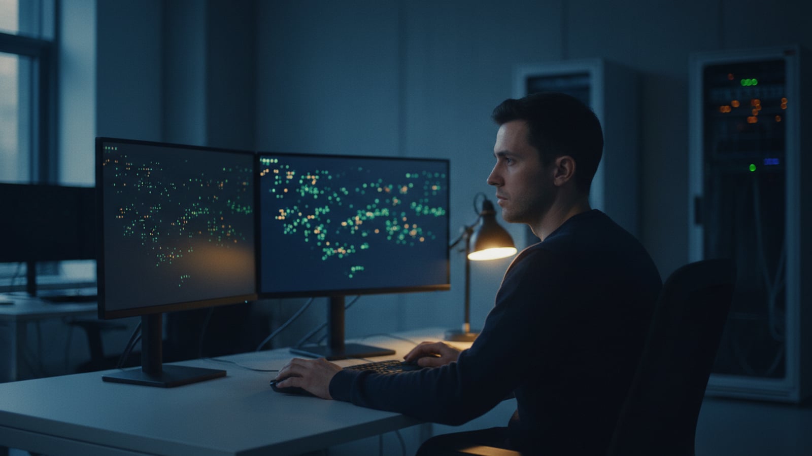 Security operations dashboard.